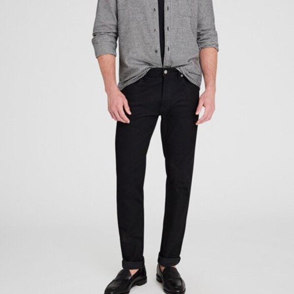 Club Monaco super slim fit corduroy jeans dark grey men's size 32 NWT - Picture 1 of 11